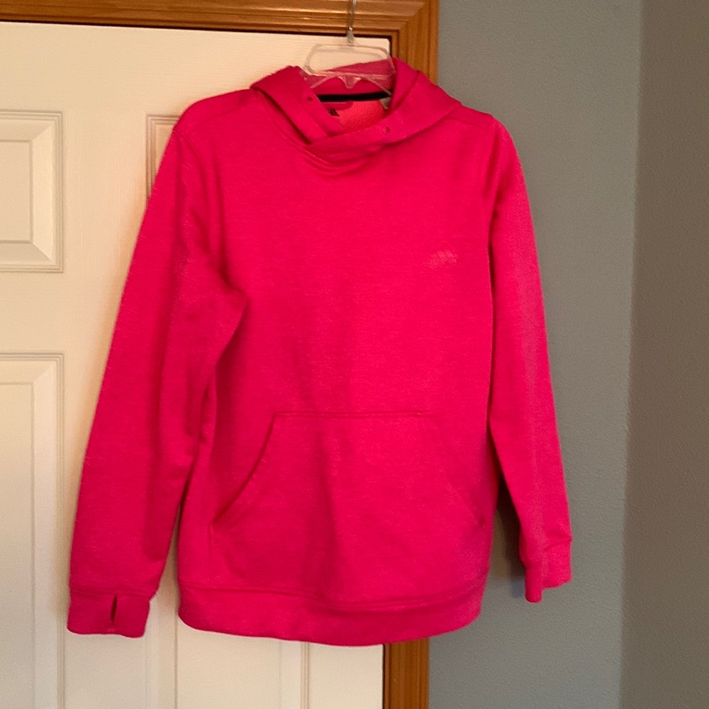 Hot Pink Addidas Hoodie size Large